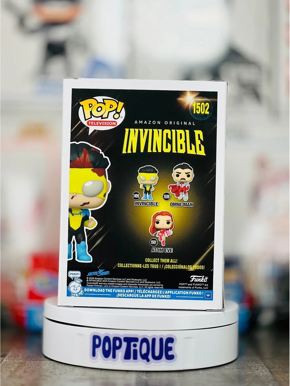 Invincible with Broken Mask Bloody Funko Pop! #1502
